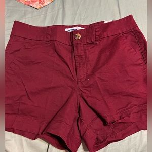 Maroon short size 8